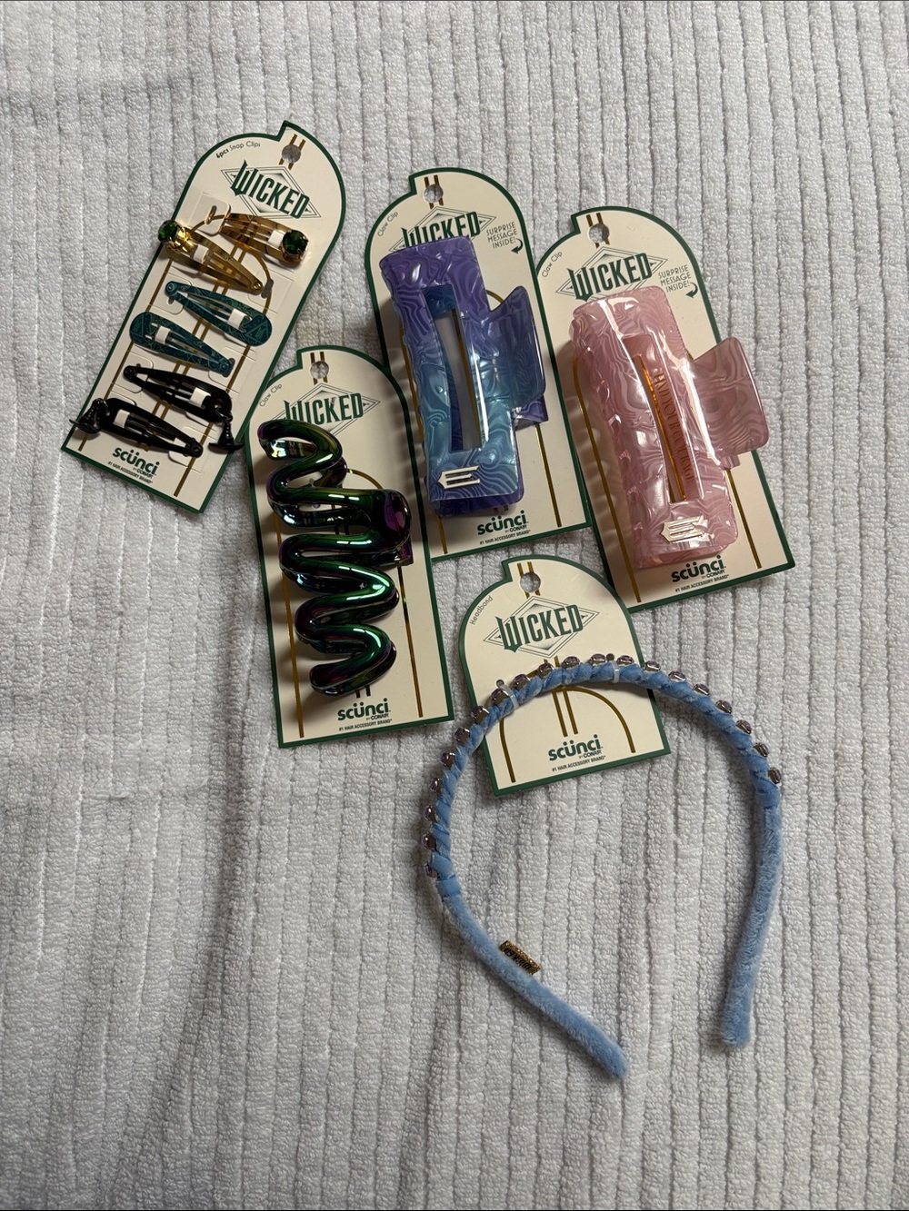 Scunci Wicked Kids Hair Clip and Headband Set - Multi-Color